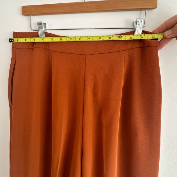 Topshop Polyester Wide Leg Button Flowy Pants in M Women’s size 8. - Picture 4 of 8